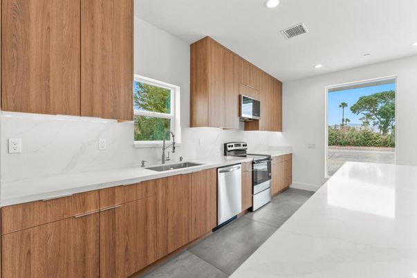Interior, Kitchen, Recessed Lighting, Stainless Steel Appliances