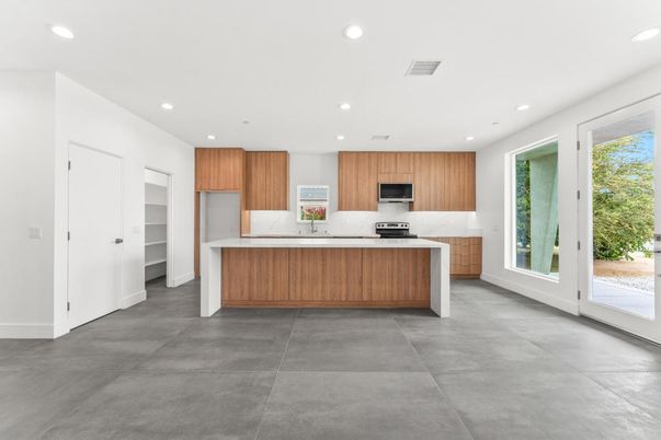 Interior, Kitchen, Recessed Lighting, Stainless Steel Appliances