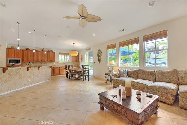 Dining room, Interior, Kitchen, Living room, Pendant Lights, Recessed Lighting
