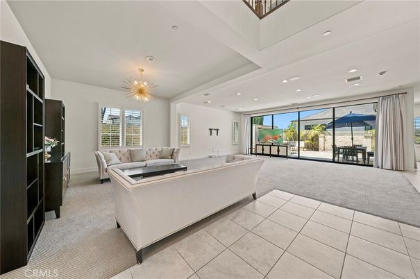 Interior, Living room, Recessed Lighting
