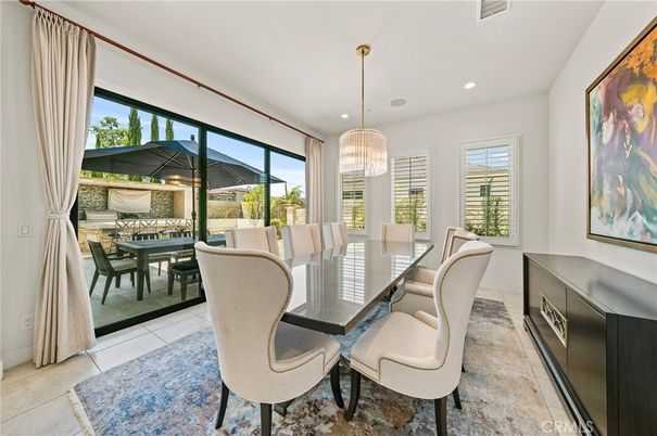 Dining room, Interior, Pendant Lights, Recessed Lighting