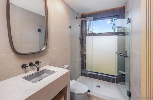 Bathroom, Glass Shower, Interior