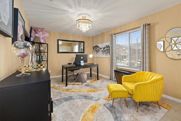 Chandelier, Home Office, Interior