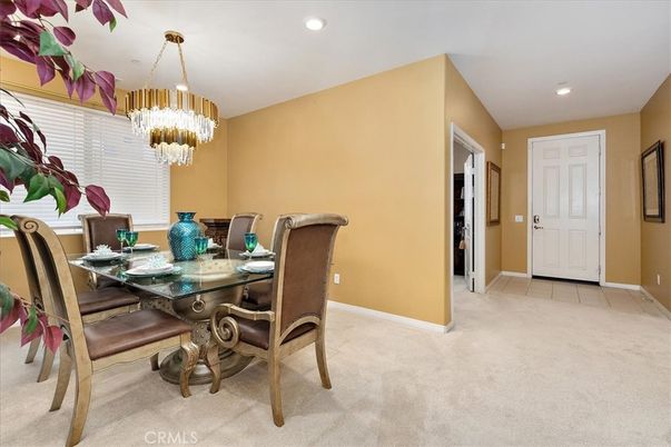 Chandelier, Dining room, Interior, Recessed Lighting