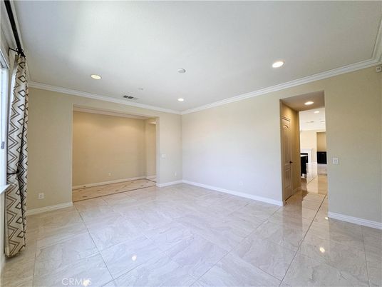 Empty room, Interior, Marble, Recessed Lighting