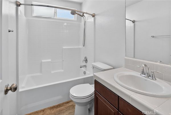 Bathroom, Interior, Tile Countertops, Wood Texture Flooring