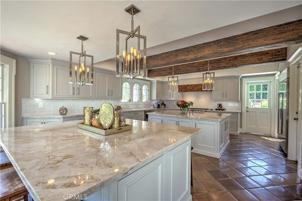Chandelier, Interior, Kitchen, Pendant Lights, Recessed Lighting, Stainless Steel Appliances