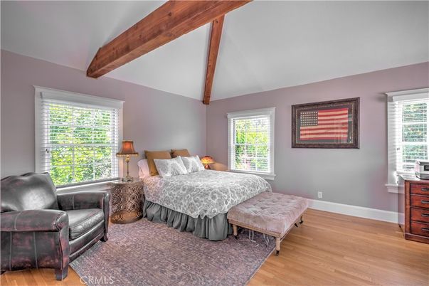 Bedroom, Interior, Wooden Beams, Wood Texture Flooring