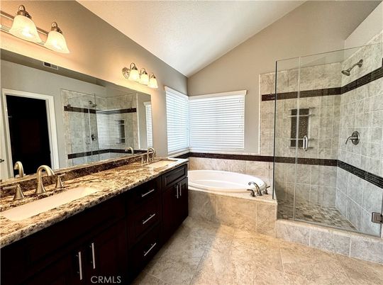 Bathroom, Dual Sink Vanities, Glass Shower, Interior