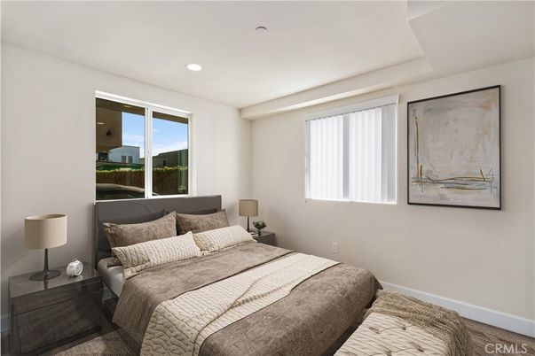 Bedroom, Interior, Recessed Lighting