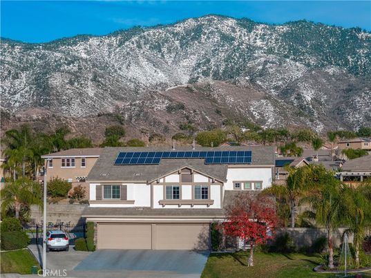 Attached, Exterior, Facade, Solar Panels, Mediterranean