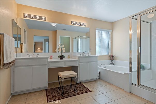Bathroom, Dual Sink Vanities, Glass Shower, Interior