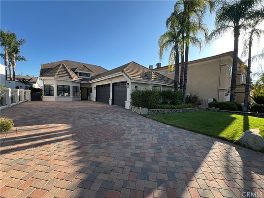 Attached, Backyard, Exterior, Facade, Mediterranean