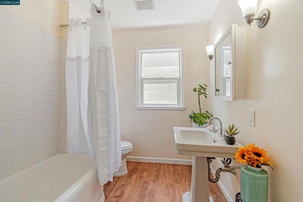 Bathroom, Interior, Wood Texture Flooring