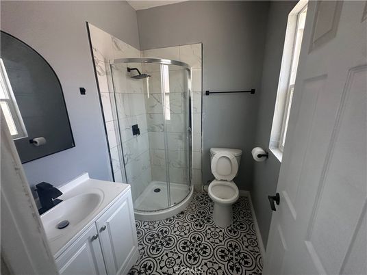 Bathroom, Glass Shower, Interior, Marble Walls