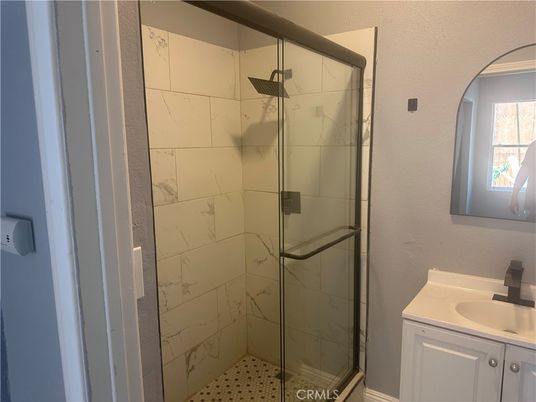 Bathroom, Glass Shower, Interior, Marble Walls