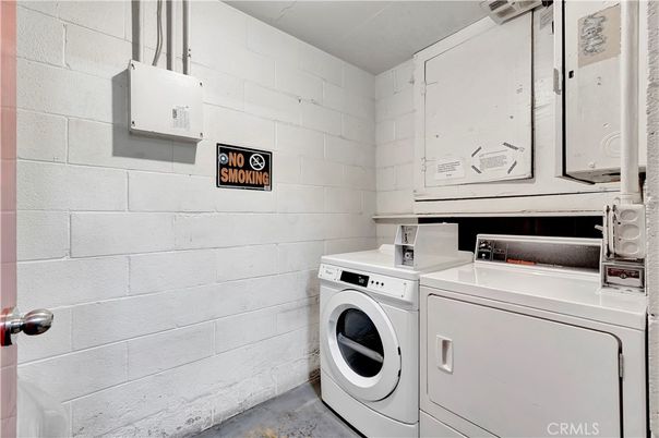 Interior, Stone Walls, Washer
