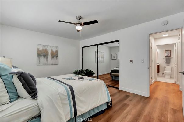 Bathroom, Bedroom, Interior, Recessed Lighting, Wood Texture Flooring