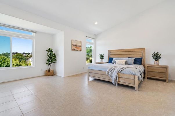 Bedroom, Interior, Recessed Lighting