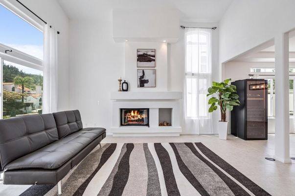 Fireplace, Interior, Recessed Lighting