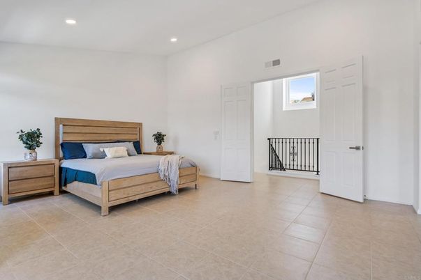 Bedroom, Interior, Recessed Lighting