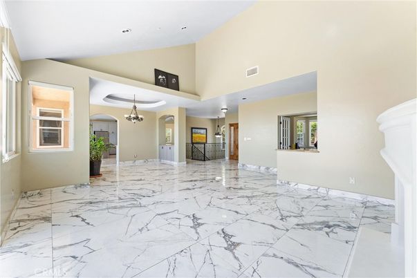 Interior, Marble, Recessed Lighting