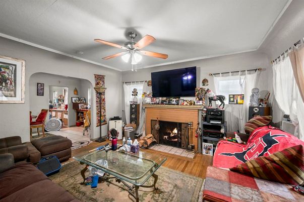 Fireplace, Interior, Living room, Wood Texture Flooring