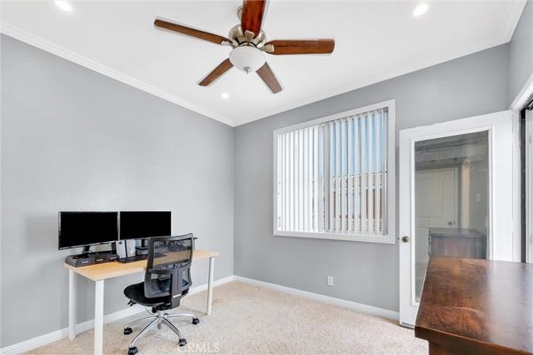 Home Office, Interior, Recessed Lighting