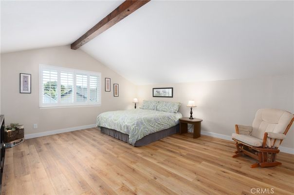 Bedroom, Interior, Wooden Beams, Wood Texture Flooring