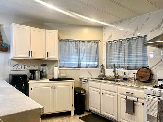 Interior, Kitchen, Marble Walls