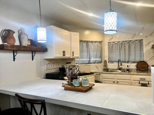 Interior, Kitchen, Pendant Lights, Recessed Lighting