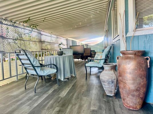 Interior, Sun Room, Wood Texture Flooring