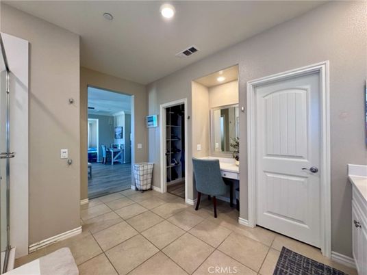 Bathroom, Interior, Recessed Lighting, Wood Texture Flooring
