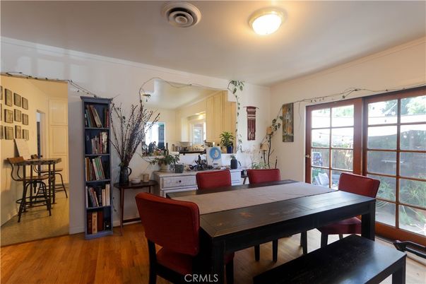 Dining room, Interior, Wood Texture Flooring