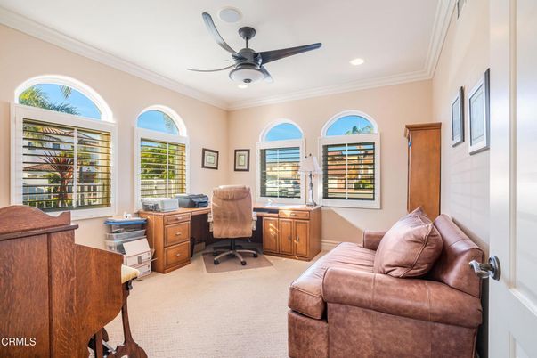 Home Office, Interior, Recessed Lighting