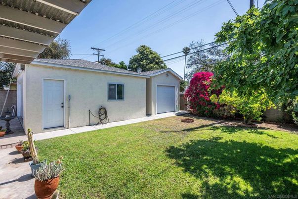 Backyard, Detached Garage, Exterior