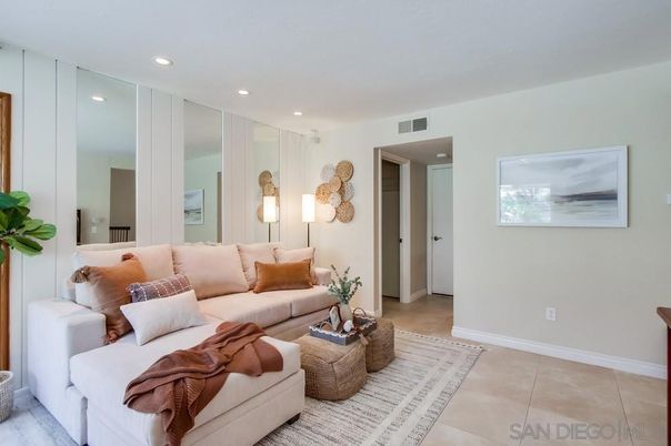 Interior, Living room, Recessed Lighting