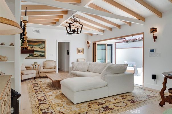 Chandelier, Interior, Living room, Pendant Lights, Wooden Beams, Wood Texture Flooring