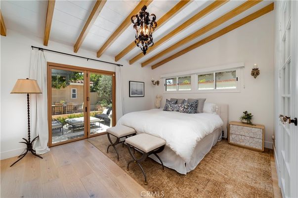 Bedroom, Interior, Wooden Beams, Wood Texture Flooring
