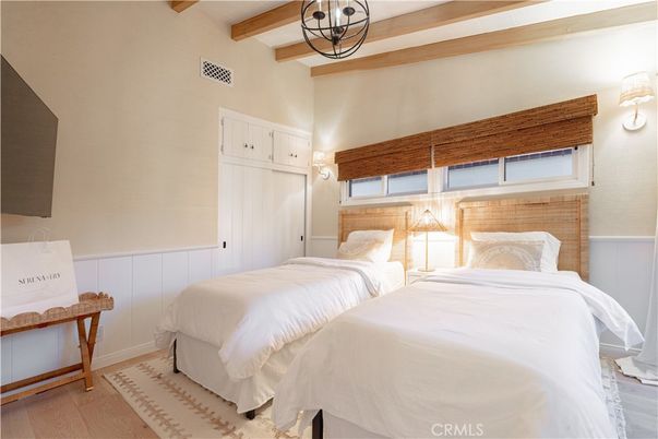 Bedroom, Interior, Wooden Beams, Wood Texture Flooring