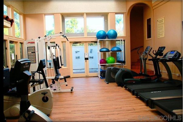 Fitness Equipment, Interior, Wood Texture Flooring