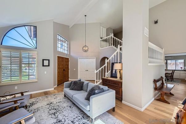 Dining room, Interior, Living room, Pendant Lights, Wood Texture Flooring