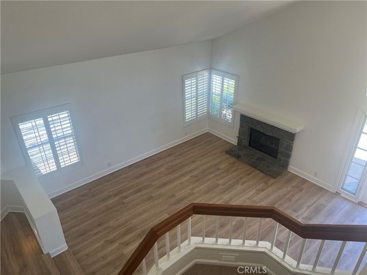 Empty room, Fireplace, Interior, Wood Texture Flooring