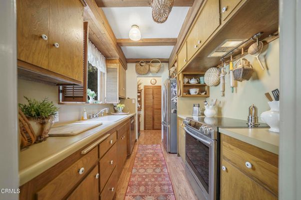 Interior, Kitchen, Wooden Beams
