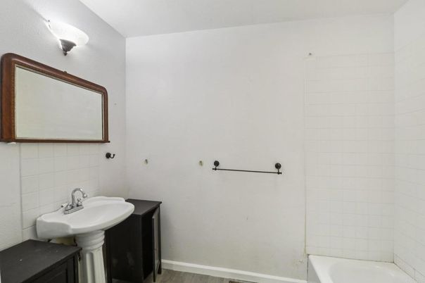 Bathroom, Interior, Wood Texture Flooring