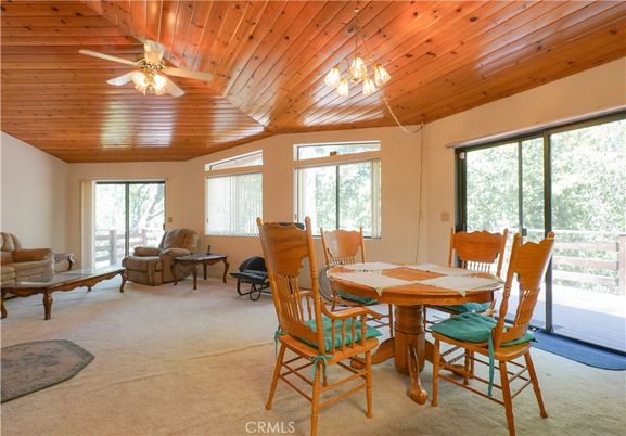 Dining room, Interior, Pendant Lights, Wooden Ceilings