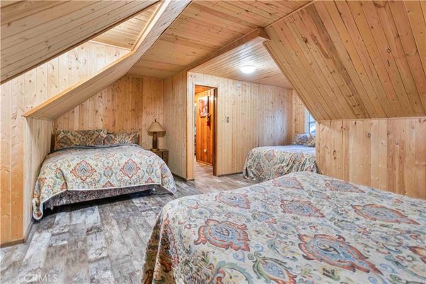 Bedroom, Interior, Wooden Ceilings, Wood Texture Flooring, Wooden Walls