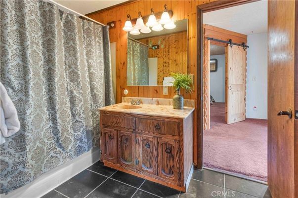 Bathroom, Interior, Wooden Walls