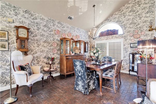 Dining room, Interior, Pendant Lights