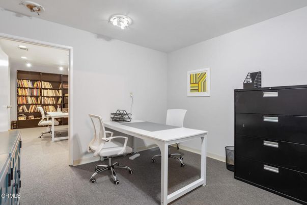 Home Office, Interior, Recessed Lighting